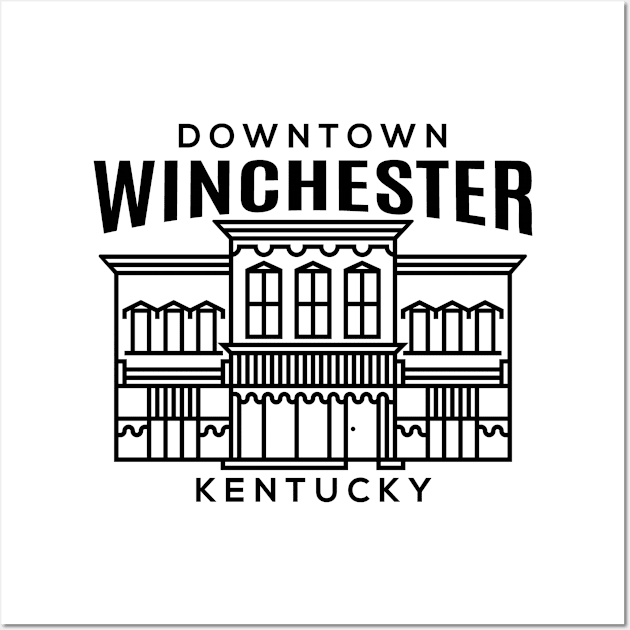 Downtown Winchester KY Wall Art by HalpinDesign